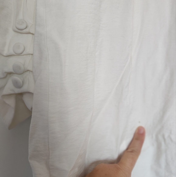 VeraWang White Relaxed Blazer, Size Small - Picture 4 of 6